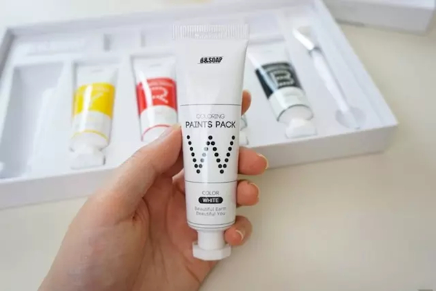 韩国B&Soap Coloring Paint Pack颜料面膜 韩国B&Soap Coloring Paint Pack颜料面膜