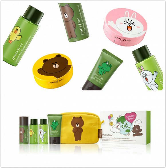 悦诗风吟和Line Friends联名合作款 悦诗风吟和Line Friends联名合作款