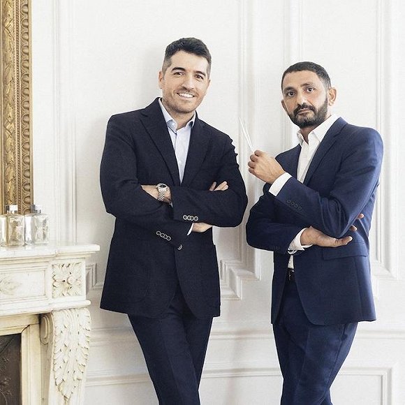 Marc Chaya(左)与Francis Kurkdjian Marc Chaya(左)与Francis Kurkdjian