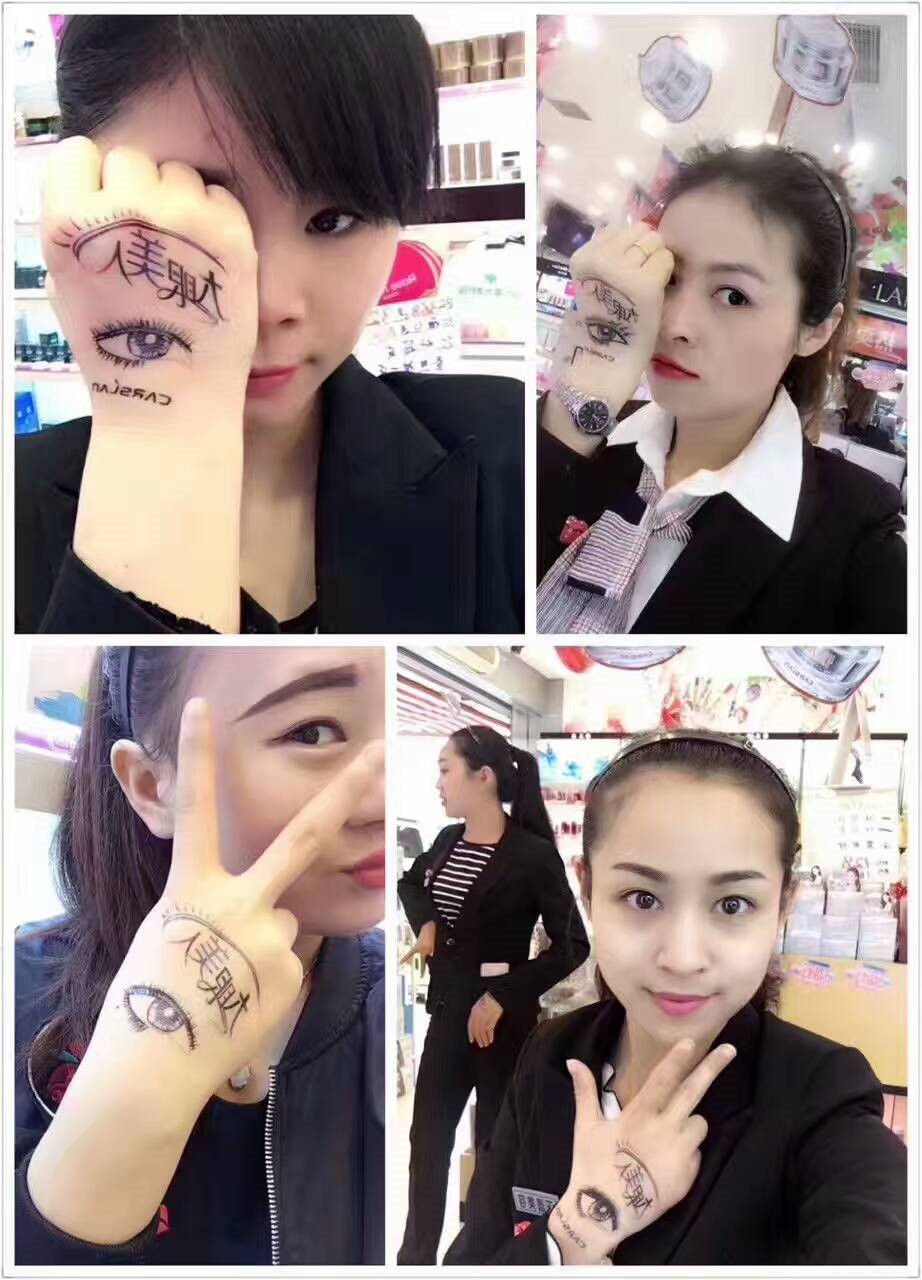 卡姿兰彩妆周彩妆师们又换上相应的主打妆容