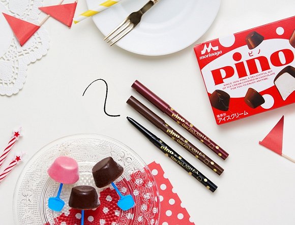 Pino X BROWLASH巧克力眼线笔