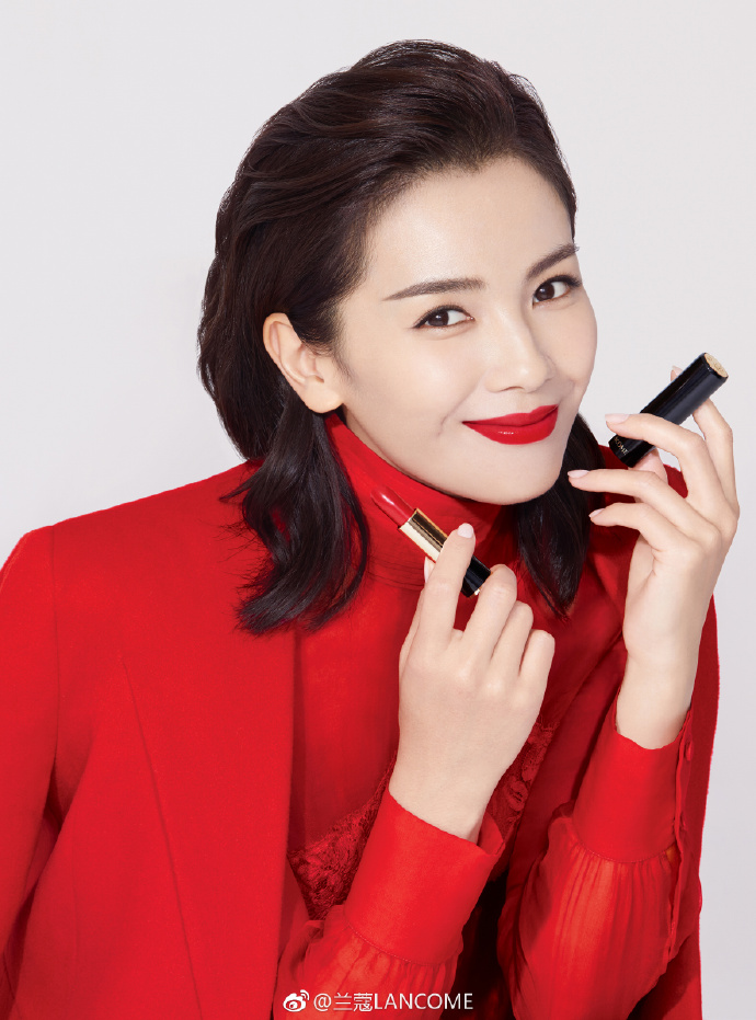 兰蔻中国彩妆大使刘涛