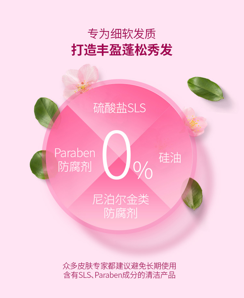 三谷无硅油氨基酸丰盈柔顺护发素300ml（樱花和果子香型） (9).jpg